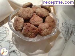 Cookies with coconut flakes and oatmeal