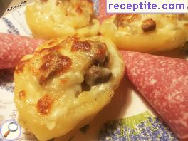 Potatoes stuffed with mushrooms Potatoes stuffed with mushrooms