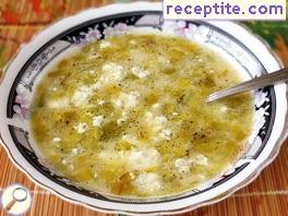 Leek soup - I type Leek soup - I type