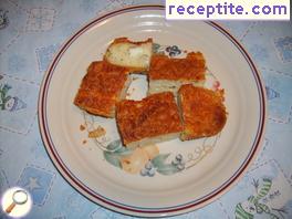 Sponge cake with cheese