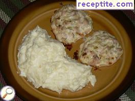 Chicken meatballs in the oven