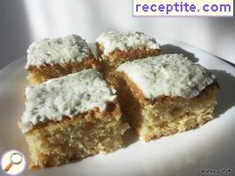 Economical cake with sweet