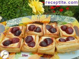 Fruit pastes puff pastry