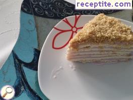 Home fleshy layered cake