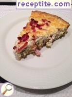 Quiche with leeks