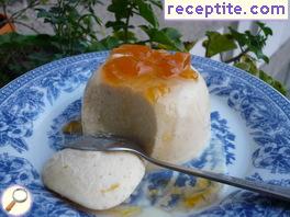 Panna cotta with honey