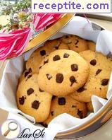 American biscuits with chocolate Cookies