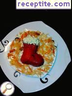 Salad of roasted peppers - II type Salad of roasted peppers - II type
