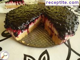 Bulgarian homemade cheesecake