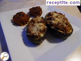 Eggplant stuffed with minced meat