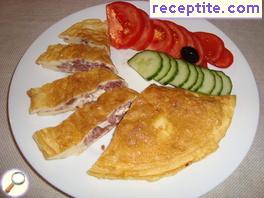 Omelet calzone