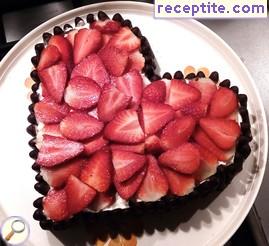 Layered cake Heart