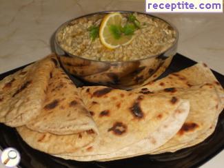 Baba ghanoush with tahini