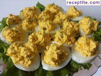 Eggs stuffed with