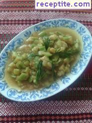 Country dish of zucchini (p. Irechekovo, Yambol)