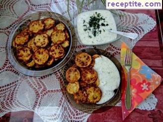 Fried zucchini with crispy crust