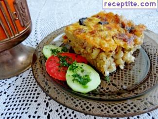 With baked macaroni Autumn