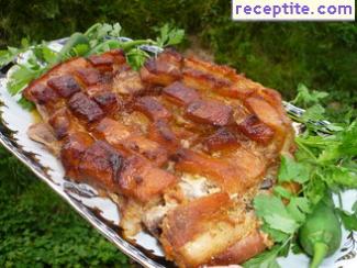 Beer-honey pork ribs in the oven