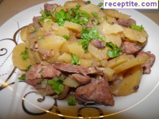 Stewed lamb in Irish Stewed lamb in Irish