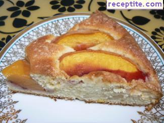 Cake with peaches - II type