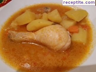 Chicken stew with potatoes