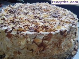 Layered cake with Napoleon ready puff pastry - II type
