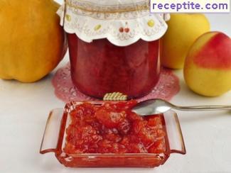 Jam quince and apples