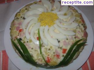 Russian salad at home