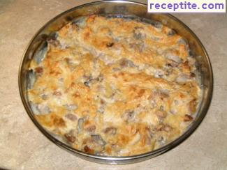 Juicy steak with melted cheese Juicy steak with melted cheese