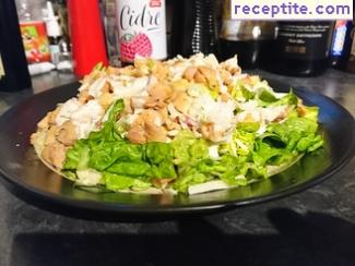 Caesar salad with chicken