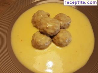 Meatballs with white sauce - II type
