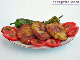 Economical cutlets with potatoes