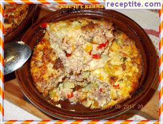 Pot with mince - II type Pot with mince - II type