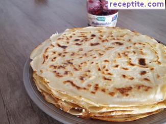 Pancakes with yoghurt without eggs