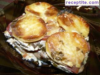 Moussaka mushrooms and potatoes Moussaka mushrooms and potatoes