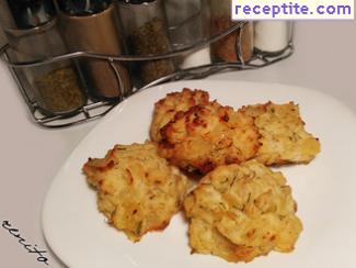 Cutlets from potato and broccoli