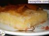Greek pastry Galaktobureko