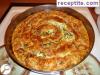 The banitsa grandmother with feta cheese and spinach