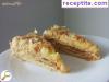 Layered cake with Napoleon ready puff pastry